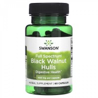 Swanson - Black Walnut Hulls Full Spectrum 500 mg, 60 капсул