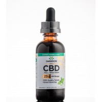 Swanson - CBD 25 mg Extra Strength Full Spectrum, 60 мл (60 порцій)