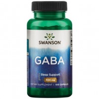 Swanson - GABA (Gamma Aminobutyric Acid) 500 mg, 100 капсул