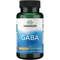 Swanson - GABA (Gamma Aminobutyric Acid) 750 mg, 60 капсул