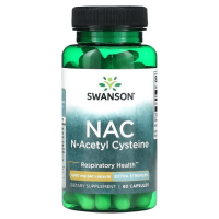 Swanson - N-Acetyl Cysteine (NAC) 1000 mg, 60 капсул