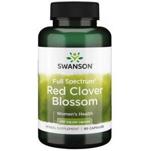 Swanson - Red Clover Blossom 430 mg Full Spectrum, 90 капсул