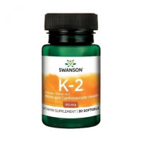 Swanson - Vitamin K-2 (MenaQ7) 100 mcg, 30 гелевих капсул