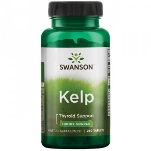 Swanson - Kelp Iodine Source 225 mcg, 250 таблеток