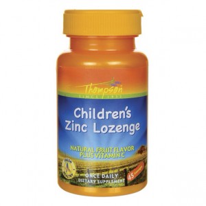 Thompson - Children's Zinc Lozenge, 45 таблеток для рассасывания