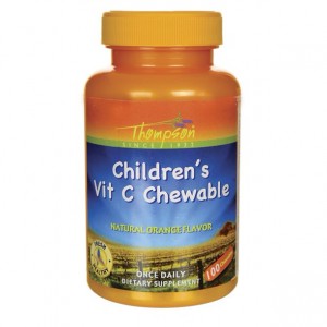 Thompson - Children's Vit C Chewable, 100 жевательных таблеток