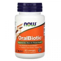 Now - OralBiotic (1 млрд КУО Blis K12®) 42 mg, 60 льодяників