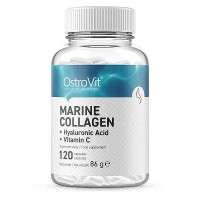 OstroVit - Marine Collagen + Hyaluronic Acid + Vatamin C, 120 капсул