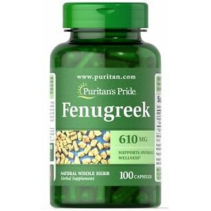 Fenugreek  Seed 610 mg, 90 капсул