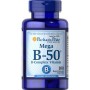 Puritan's Pride - Vitamin B-Complex Mega B-50®, 100 капсул