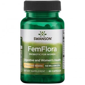 Probiotic FemFlora for Women (9.8 Billion CFU), 60 капсул